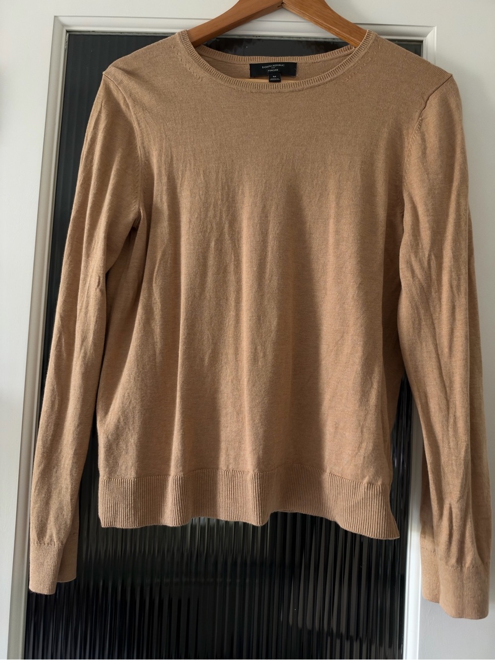Banana Republic Camel Forever Sweater, Crewneck